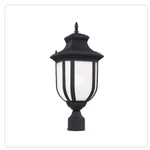 Sea Gull Lighting Childress Outdoor Post Lantern, Black 8236301-12. Fixed Price $160.00.