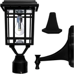 Gama Sonic Prairie Bulb Lamp Outdoor Solar Light Fixture, Pole,pier, &. Fixed Price $100.90.