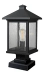 Z-lite 531PHBS-SQPM Portland 19.5" Tall Light Outdoor Lantern Bronze. Fixed Price $420.00.