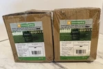 Solar Post Cap Lights Outdoor Black SET/2 Greenlighting Peak. Fixed Price $14.00.