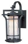 Maxim 65785WG Black Oakville 18"H Led Wall Sconce With Water Glass. Fixed Price $222.70.