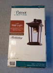 Patriot Holliday Collection Large Bronze Finish Outdoor Porch Wall Light - Nib. Fixed Price $24.99.