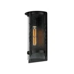 Black One Light Outdoor Wall Sconce From The Foundry Collection. Fixed Price $238.00.