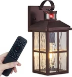 Yjxgdil Porch Lights Outdoor With Remote Control: Motion Sensor 1 Bronze. Fixed Price $74.99.
