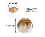Xd Global Gradient Color Glass Pendant Light Modern Globe Ceiling Fixture. Fixed Price $53.56.