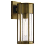 Kichler Camillo Outdoor 1 Light Wall Sconce, Natural Brass - 59080NBR. Fixed Price $324.99.