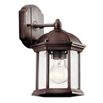 Kichler Barrie Outdoor Wall 1LT 6.25X10.25", Tan Bronze, Clear Bevel - 49183TZ. Fixed Price $49.95.