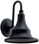 Kichler Hampshire 15 1/4" High Climates Black Outdoor Wall Light. Fixed Price $167.99.