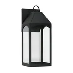 Capital Lighting Burton 8" Outdoor Wall Lantern, Black 946321BK-GL. Fixed Price $198.40.