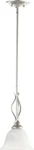 Quorum One Light Pendant In Classic Nickel 3110-64. Fixed Price $75.00.