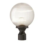 Acclaim Lighting Havana 1 Post Mount, Matte Black/clear 5267BK-CL. Fixed Price $88.00.