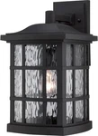 Quoizel Stonington Outdoor Wall Lantern SNN8409K Mystic Black Open Box. Fixed Price $59.95.