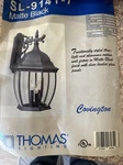 Thomas Lighting SL-9141-7 Covington 3 Lights Outdoor Wall Lantern Matte Black. Fixed Price $22.49.