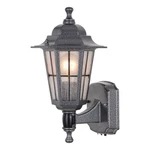 Vaxcel Lighting T0677 York 8" Tall Lantern Wall Sconce - Textured Pewter. Fixed Price $99.99.