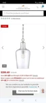 Franklin 10 Inch Polished Nickel Pendant Ceiling Light, Savoy House. Fixed Price $75.00.