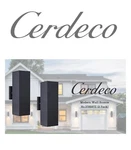 Cerdeco Brandon Aluminum Modern Outdoor Wall Light. Matte Black (2 Pack). Fixed Price $99.99.