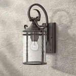 Hinkley Casa 17 1/2" High Olde Black Outdoor Wall Light. Fixed Price $369.00.