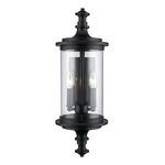 Trans Globe Pathlume 2 - Light Outdoor Wall Sconce Black Clear Glass. Fixed Price $99.99.