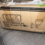 Elk Lighting 10150/1DR-C Celina Wall Sconce Dark Rust Coco Glass. Fixed Price $29.99.