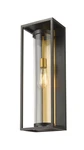 Dunbroch 1-LIGHT Outdoor Wall Sconce In Deep Bronze With Brass. Fixed Price $306.00.