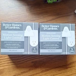 Better Homes & Gardens 4 In. Motion Sensing Light Control Indoor Outdoor 2 Boxes. Fixed Price $30.00.