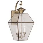 Livex Lighting Westover Outdoor Wall Lantern Antique Brass 2381-01. Fixed Price $469.96.