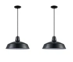 2X Trans Globe Sherman Single 7" Tall Industrial Dome Shaped Indoor Lights. Fixed Price $69.99.