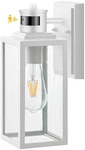 Vianis White Motion Sensor Exterior Wall Light, Modern Dusk To Dawn Outdoor P.... Fixed Price $76.27.