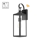 Hukoro Castle 1-LIGHT 20.5 In. Dusk To Dawn Outdoor Wall Matte Black. Fixed Price $36.37.