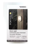 Portfolio Outdoor Deck Light Matte White Finish (#0048583) -new! Free Shipping. Fixed Price $20.00.