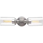 Progress Lighting 2-LIGHT Antique Nickel Etched Fluted Glass Vanity. Fixed Price $35.99.