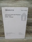 Seasons Outdoor Led Porch Sconce Motion Sensor Dusk To Dawn Light Fixture 326804. Fixed Price $23.39.
