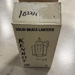Vintage Kenroy Solid Brass Lantern 10221 Pb Outdoor. Fixed Price $149.99.