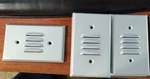 Nora Lighting NSI-661 Mini Led Step Horizontal & Vertical Louvers (primer). Fixed Price $25.00.