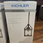 Kichler Barrington Anvil Iron Seeded Glass Cylinder Mini Hanging Pendant Light. Fixed Price $74.99.