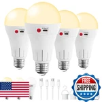 Vitnucrol 4 Pack Rechargeable Light Bulbs With Remote, E26 Wireless Battery Oper. Fixed Price $48.63.