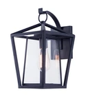 Maxim 3175CL Black Artisan Single Light 16"H Outdoor Wall Sconce. Fixed Price $338.30.