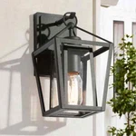 Uolfin Modern Farmhouse Arie 1-LIGHT Industrial Black Cage Outdoor Sconce. Fixed Price $29.36.