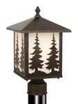 Roseto VXPL65505 Brooks 14" Tall Outdoor Single Head Post Light - Bronze. Fixed Price $144.49.