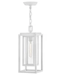Textured White Led Hanging Lantern From The Republic Collection. Fixed Price $319.00.