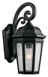 Kichler 9033BKT Courtyard Medium Outdoor Wall Lantern In Textured Black. Fixed Price $244.99.