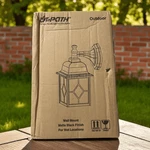 Lit Path Led Outdoor Porch Wall Mount Lantern Black. Fixed Price $42.00.