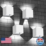 Ledmo Outdoor Sconses Up And Down Wall Lights Aluminum IP65 4.7-INCH. Fixed Price $163.11.