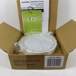 Minka Aire Fan Light Kit Simple 5" - White Open Box. Fixed Price $69.99.