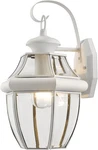 Livex Lighting 2151-03 White Outdoor Wall Lantern,. Fixed Price $177.96.