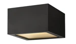 Hinkley Lighting 1765 Kube 8 Watt 6"W Integrated Led Outdoor - Black. Fixed Price $279.00.