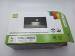 #g) Asd Horizontal Step/wall Light, Bronze - Photocell And Motion. Fixed Price $15.00.