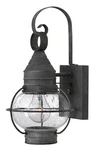 Hinkley Lighting 2206 Cape Cod 14" Tall Outdoor Wall Sconce - Aged Zinc. Fixed Price $169.15.
