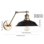 Safavieh Kingston Wall Sconce, Reduced Price 2172734842 SCN4026A. Fixed Price $51.00.