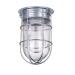 Canarm All Weather 1-LIGHT Pewter Outdoor Ceiling Mount With Clear Glass Fixture. Fixed Price $10.79.